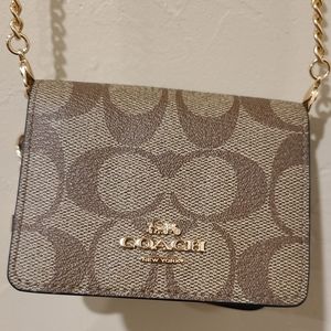 Coach Mini Crossbody with Coach bear charm! 🐻